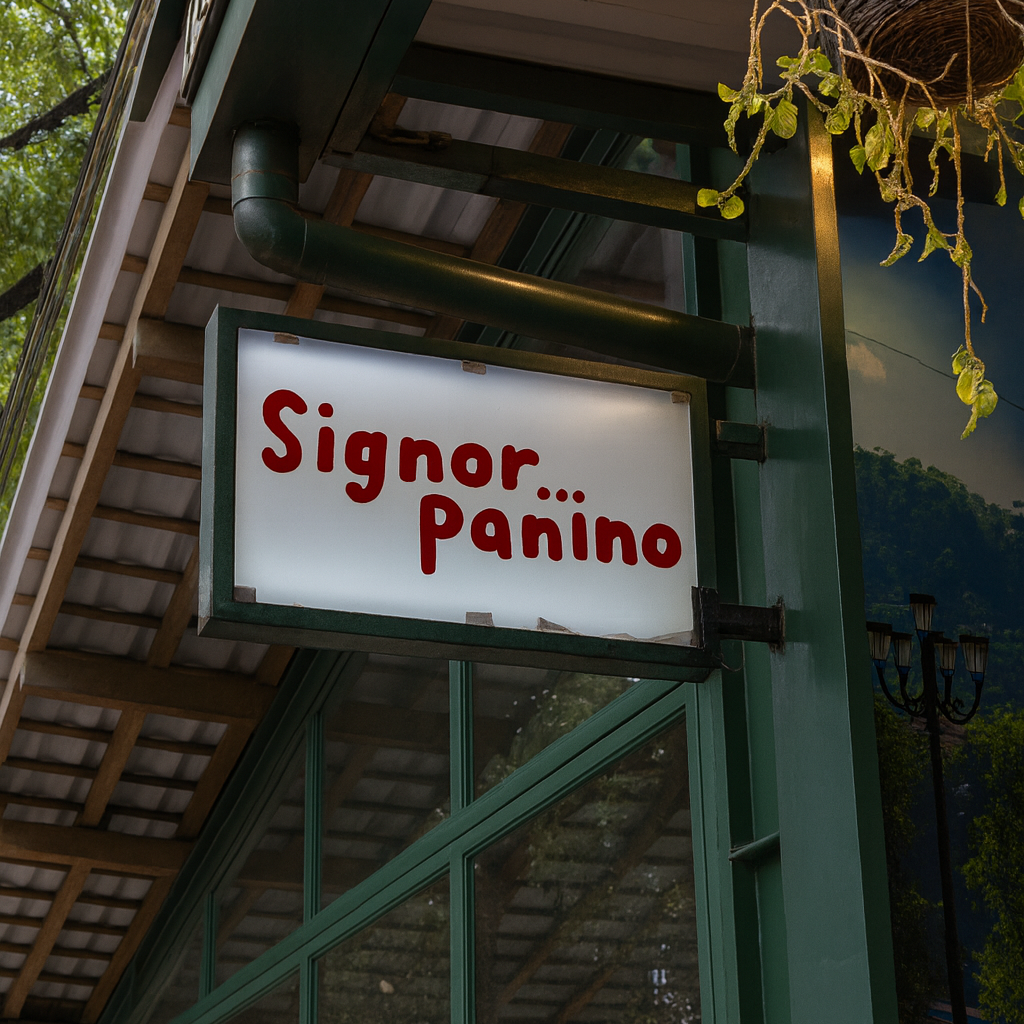 Signor Panino Board Sign