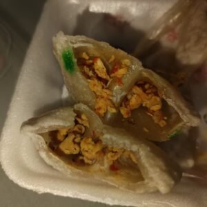 Cireng isi ayam suir pedas