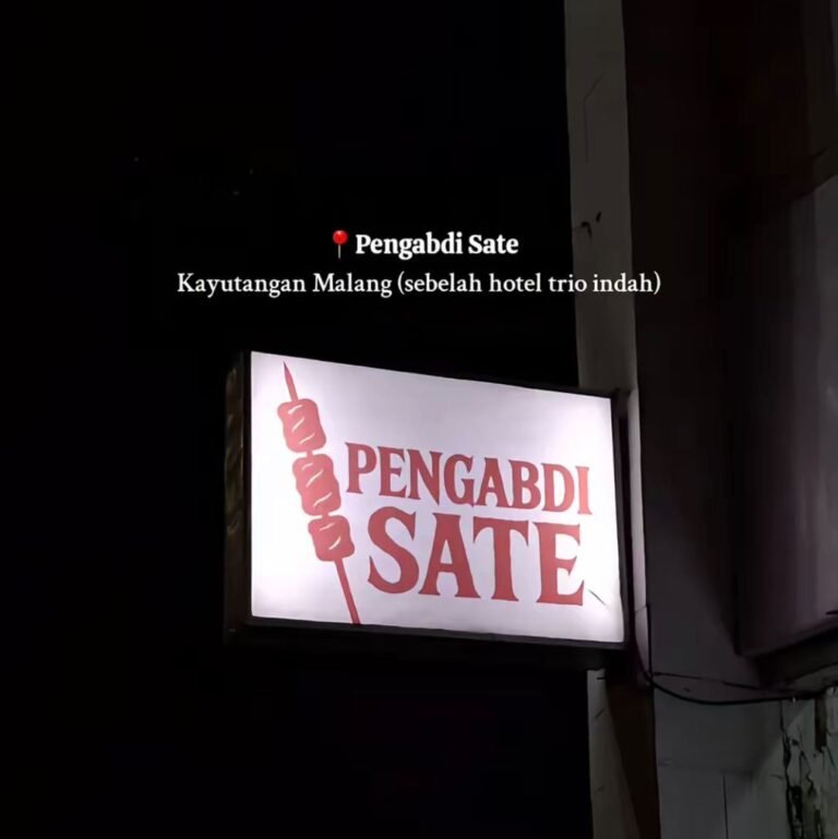 Pengabdi Sate Oro-Oro Dowo: Kuliner Tradisional Malang dengan Aroma Arang yang Bikin Rindu