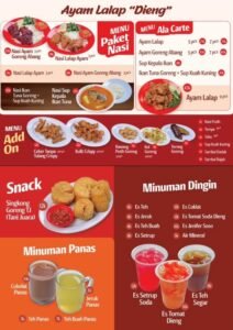 Menu Pilihan di Ayam Goreng Dieng