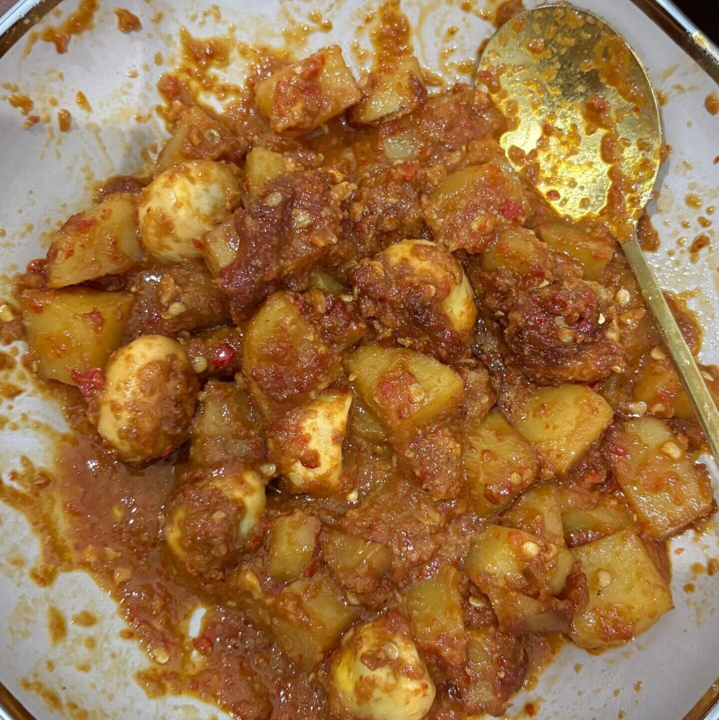 Sambal Telur Kentang Balado Jadi Menu Rumahan Favorit karena Praktis